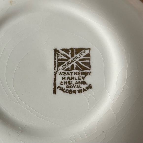 Weatherby Hanley — Vintage Decorative Plate with Girl and Dog - Picture 2 of 6